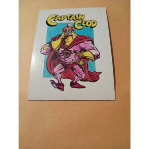 1983 General Mills Zero Hero Trading Card Sticker #35 Captain Clod